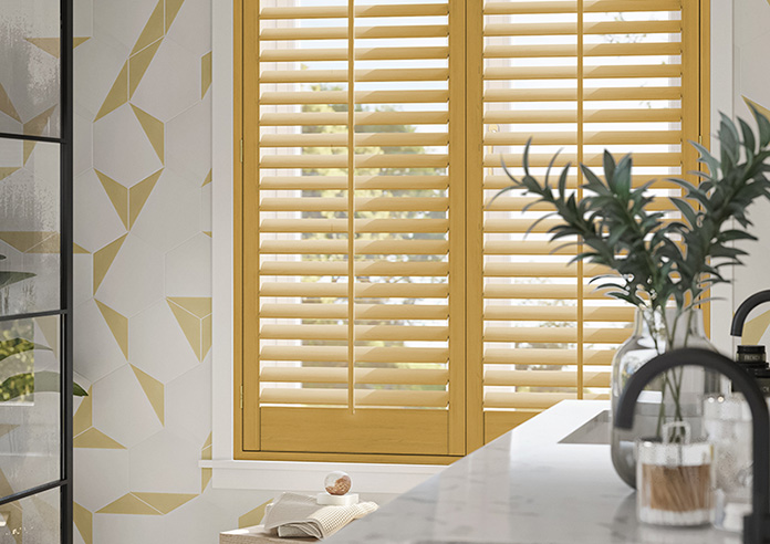 Kensington, Maple - Full Height Twist&Fit Plantation Shutter - Image 5